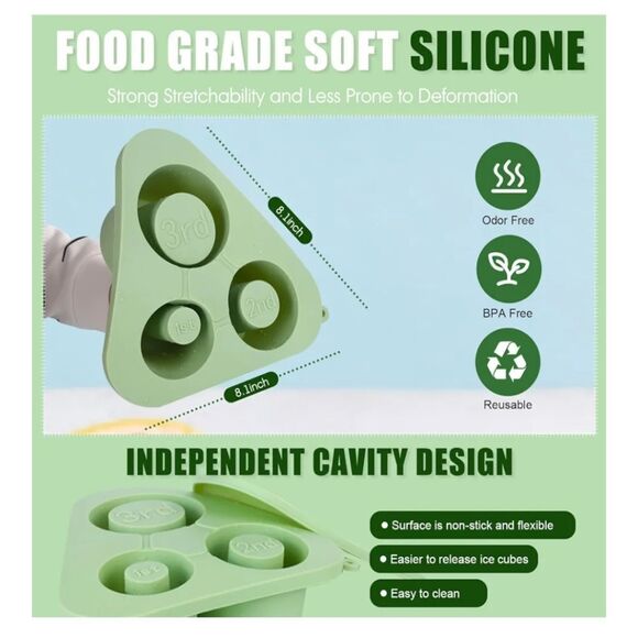 Ice Silicone Molds Firs Stanley Cups, Nwt - Picture 4 of 5